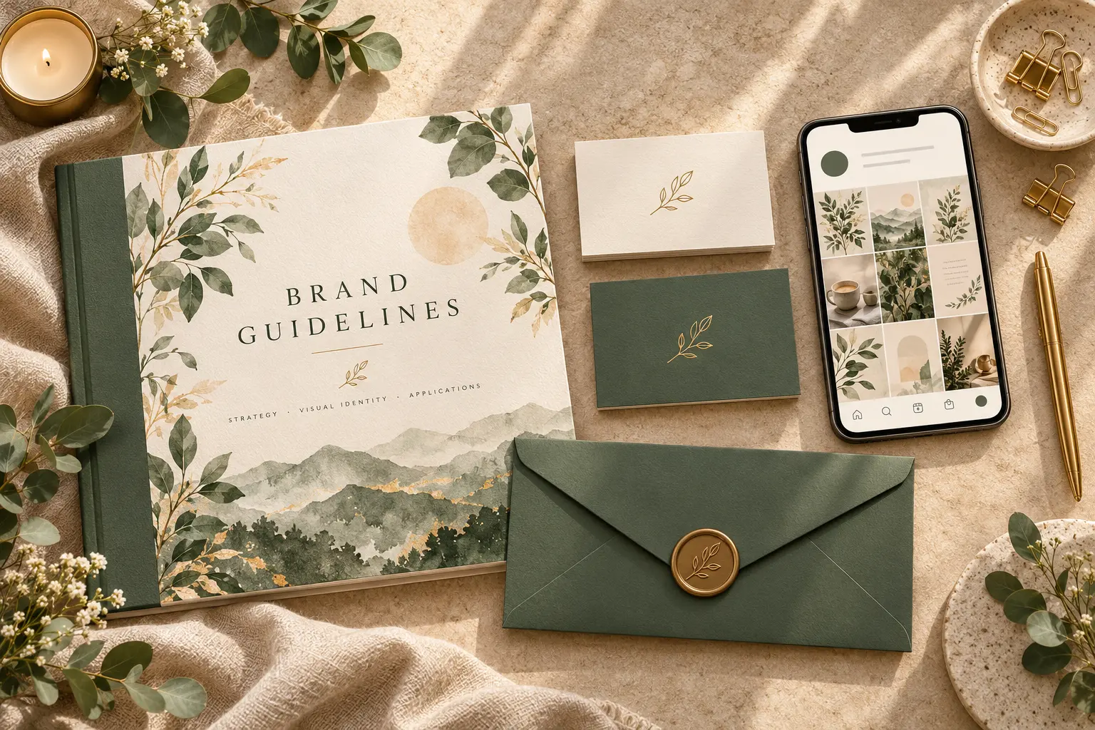 Business & branding styled product display